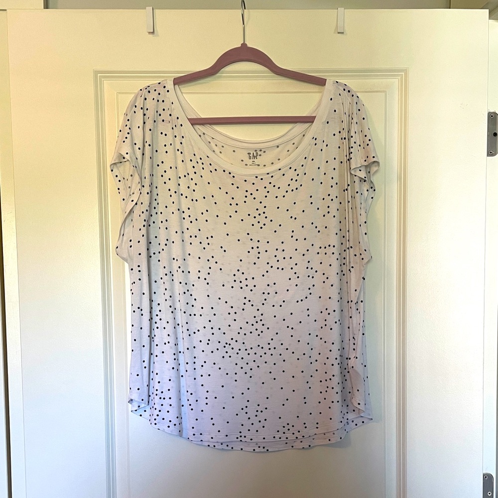Dolman sleeve short sleeve T-shirt